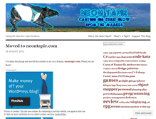 Tablet Screenshot of neontapir.wordpress.com