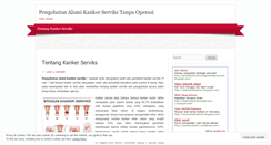 Desktop Screenshot of obatalamikankerserviks1.wordpress.com