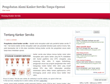 Tablet Screenshot of obatalamikankerserviks1.wordpress.com