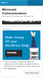 Mobile Screenshot of microcast.wordpress.com