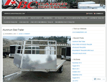 Tablet Screenshot of bccargo.wordpress.com