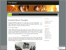 Tablet Screenshot of inthespoon.wordpress.com