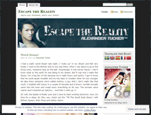 Tablet Screenshot of escapethereality.wordpress.com