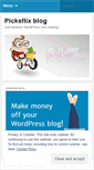 Mobile Screenshot of picksflix.wordpress.com