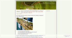 Desktop Screenshot of modelrailwaylayout.wordpress.com