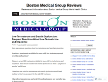 Tablet Screenshot of bostonmedicalgroup.wordpress.com