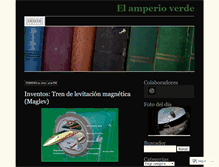 Tablet Screenshot of amperioverde.wordpress.com