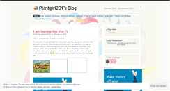 Desktop Screenshot of paintgirl2011.wordpress.com