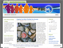 Tablet Screenshot of ifalconatcerritoscollege.wordpress.com