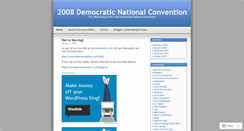 Desktop Screenshot of demconvention.wordpress.com