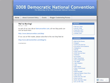 Tablet Screenshot of demconvention.wordpress.com