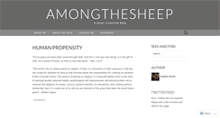 Desktop Screenshot of amongthesheep.wordpress.com