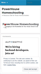 Mobile Screenshot of powerhousehomeschooling.wordpress.com