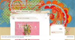 Desktop Screenshot of madeatmarmalade.wordpress.com