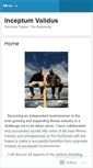 Mobile Screenshot of inceptumvalidus.wordpress.com