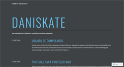 Desktop Screenshot of daniskate.wordpress.com