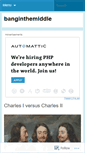 Mobile Screenshot of banginthemiddle.wordpress.com