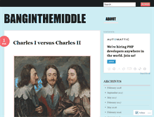 Tablet Screenshot of banginthemiddle.wordpress.com