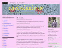 Tablet Screenshot of carinissima.wordpress.com