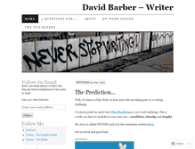 Tablet Screenshot of davidjbarber.wordpress.com