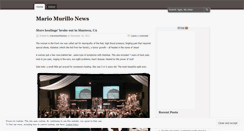 Desktop Screenshot of mariomurillonews.wordpress.com