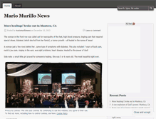 Tablet Screenshot of mariomurillonews.wordpress.com