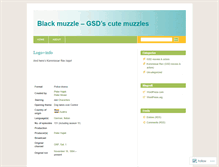 Tablet Screenshot of blackmuzzle.wordpress.com