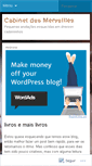 Mobile Screenshot of cabinetdesmerveilles.wordpress.com