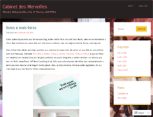 Tablet Screenshot of cabinetdesmerveilles.wordpress.com