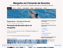 Tablet Screenshot of mergulhoemfernandodenoronha.wordpress.com