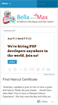 Mobile Screenshot of bellaandmax.wordpress.com