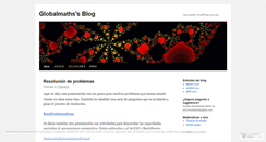 Desktop Screenshot of globalmaths.wordpress.com