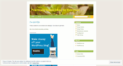 Desktop Screenshot of impracticallygreen.wordpress.com