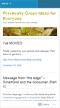 Mobile Screenshot of impracticallygreen.wordpress.com