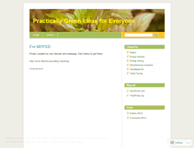 Tablet Screenshot of impracticallygreen.wordpress.com