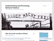 Tablet Screenshot of preventinggenocide.wordpress.com