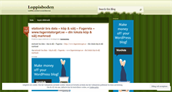 Desktop Screenshot of loppisboden.wordpress.com
