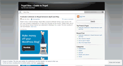 Desktop Screenshot of freenepalidea.wordpress.com