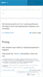 Mobile Screenshot of gebetsnacht.wordpress.com