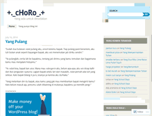 Tablet Screenshot of choro.wordpress.com