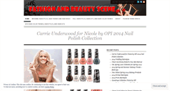 Desktop Screenshot of fashionandbeautyscene.wordpress.com