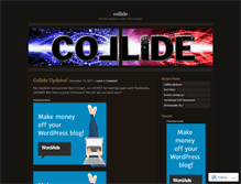 Tablet Screenshot of colliderome.wordpress.com