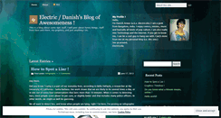 Desktop Screenshot of electriczdan.wordpress.com