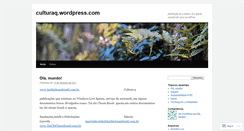 Desktop Screenshot of culturaq.wordpress.com