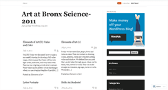 Desktop Screenshot of bxsciart.wordpress.com