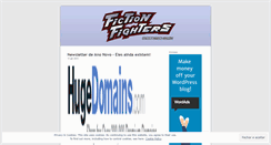 Desktop Screenshot of fictionfighters.wordpress.com