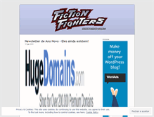 Tablet Screenshot of fictionfighters.wordpress.com
