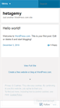 Mobile Screenshot of hetagemy.wordpress.com