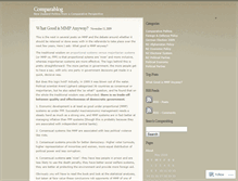 Tablet Screenshot of comparablog.wordpress.com