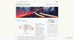 Desktop Screenshot of essentialanalytics.wordpress.com